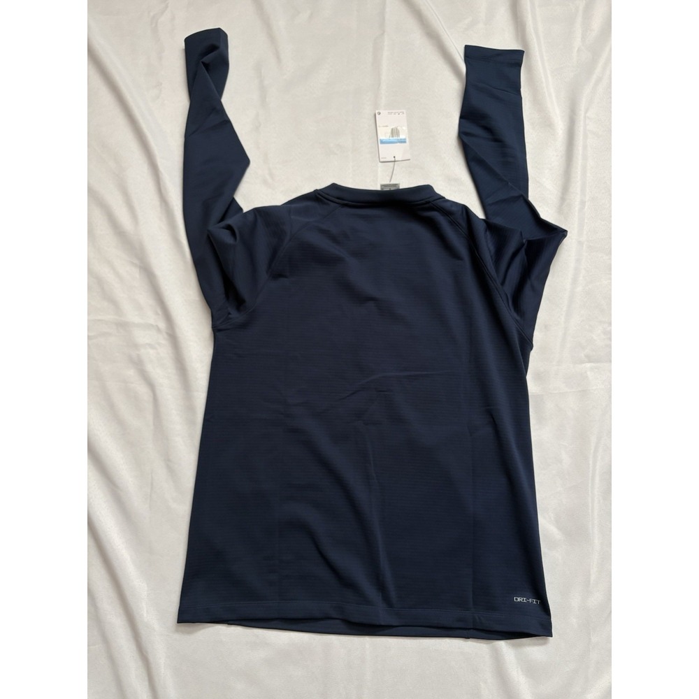 NEW Nike Dri-FIT Warmups Practice Long Sleeve Top Navy DC9106-419 Women's Medium - Picture 8 of 9